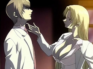 Hentai mistress using her little sex slave girl