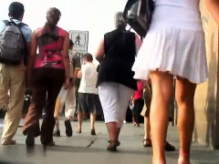 Public Upskirt Voyeur Hidden Cam