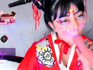 Japanese teen uses toys to pleasure pussy