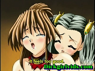 Busty hentai shemale fucked and gangbanged