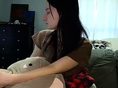 Brunette Solo Webcam Masturbation