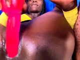 Hot Black Maid Does Some Webcam Black and Ebony