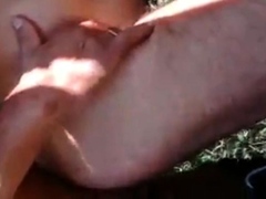 Big-cock Daddy Loves Foreskin Outdoors