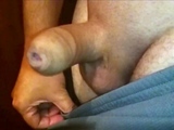 Freeballing Grey Shorts Flaccid Cock Swinging Outdoors