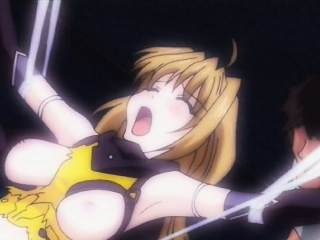 Hentai girl gets caught and fucked by monster